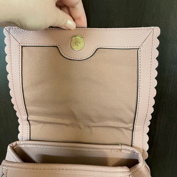 Blush scalloped-edge Nanette Lepore backpack - Picture 3 of 4